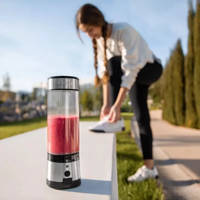 Cecotec Frullatore per smoothie WanderlustMix USB portatile 126 W 0,4 L tritaghiaccio inox