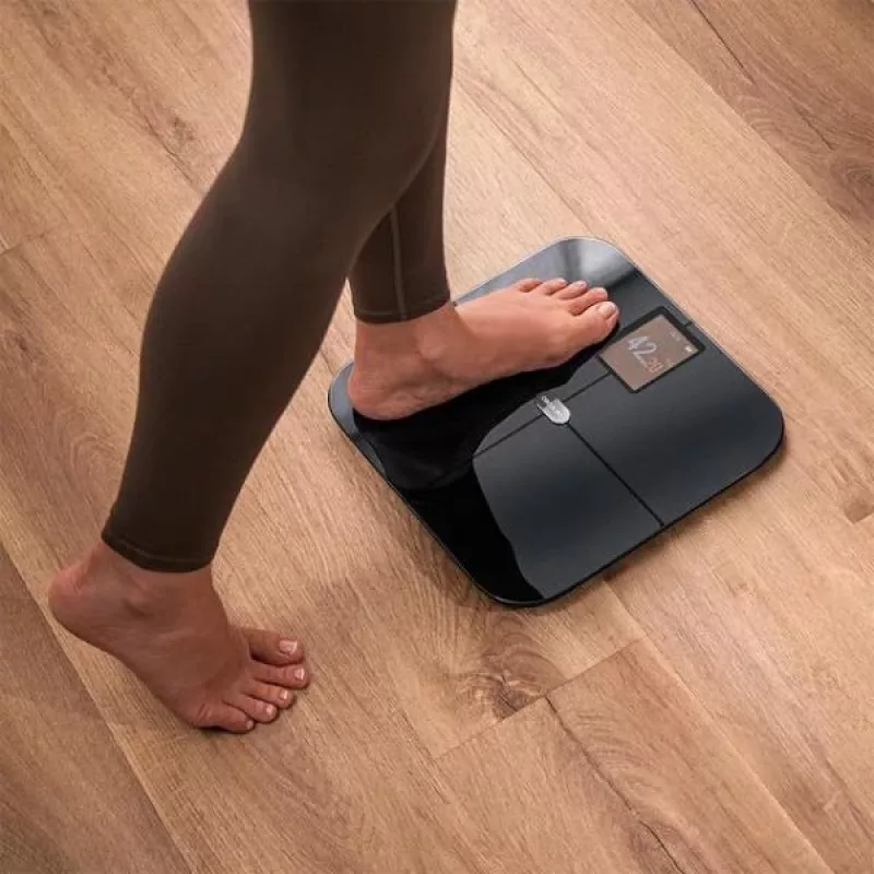 Cecotec Surface Precision HealthySmart bilancia pesapersone con BMI e analisi corporea, capacità 180 kg, Bluetooth, nero