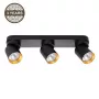 Plafoniera Tunis 3xGU10 ML9937 nero/oro