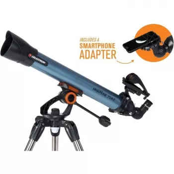 Celestron Inspire 70AZ telescopio rifrattore ingrandimento 35x nero, blu