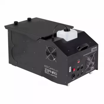 CentoLight Zephiro 1500 macchina per nebbia bassa - generatore di nebbia a terra 1500W con DMX, radiocomando, serbatoio 2,5L