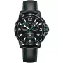 CERTINA DS Action Diver Automatic 42mm quadrante nero PVD oro rosa acciaio e pelle orologio C034453360570