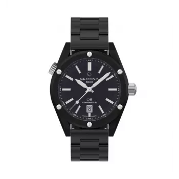 CERTINA DS Action Diver Automatic 43mm quadrante nero cinturino NATO orologio da uomo C041407390510