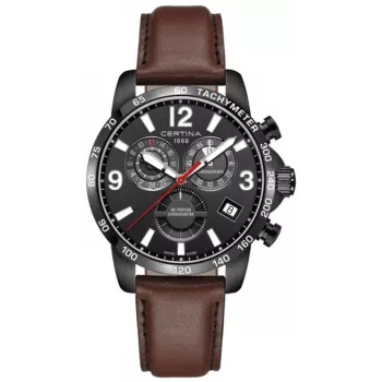 CERTINA DS Action Diver Automatic orologio da uomo 42mm oro rosa PVD cinturino in pelle marrone C034654360570