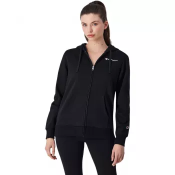 Felpa con cappuccio full zip Champion nero 117531 KK001 M