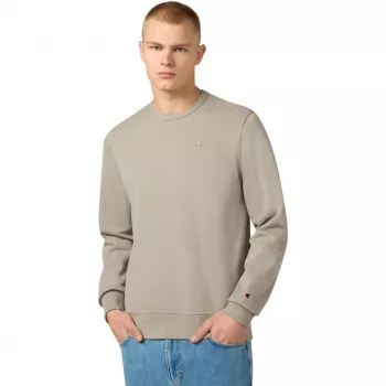 Felpa girocollo Champion uomo beige 220785 ES035 2XL