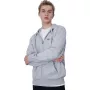 Champion Felpa con cappuccio full-zip uomo grigia EM021 Taglia S