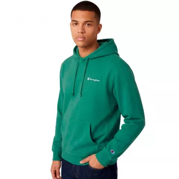 Champion felpa con cappuccio uomo verde GS108 XL