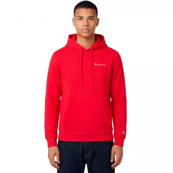 Champion felpa con cappuccio uomo rosso 221791 RS067 L