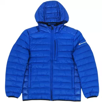 Champion felpa con cappuccio full-zip Powerblend Fleece uomo blu 220340 BS008 M