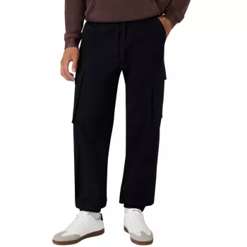 Champion Uomo Pantaloni cargo in tessuto Nero 221867 KK001 Taglia M