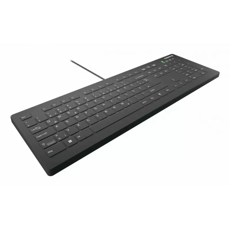 CHERRY Contour Design Active Key AK-C8112 tastiera USB con filo full-size, Scissor Switch, layout QWERTZ, nero