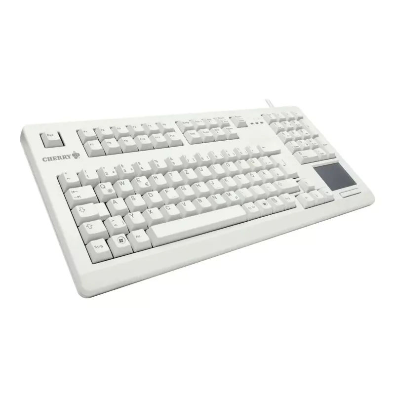 CHERRY G80-11900LUMES-0 TouchBoard Tastiera compatta con touchpad integrato, USB, nero
