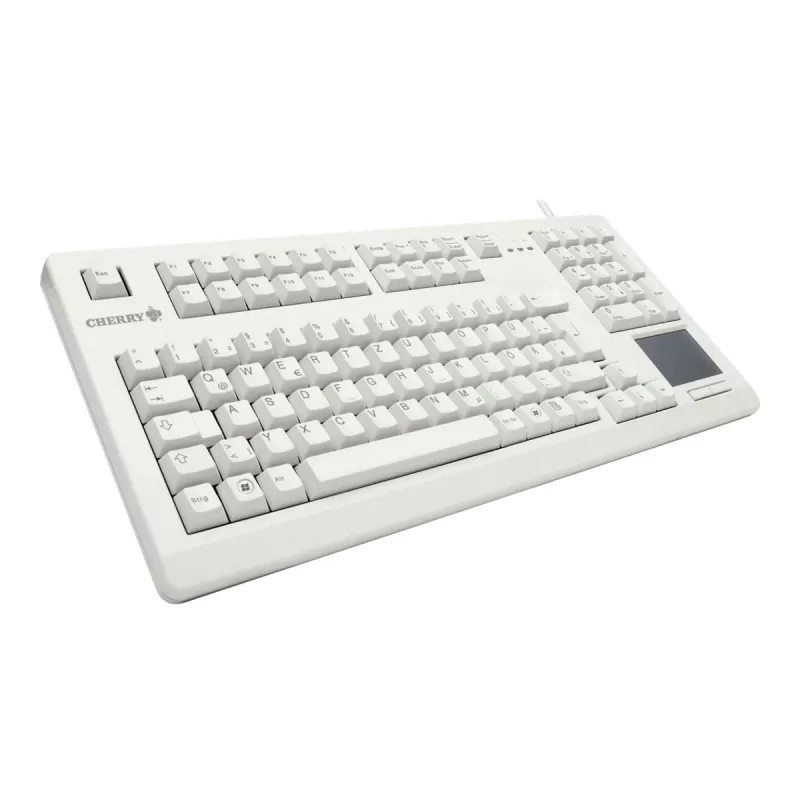 CHERRY G80-11900LUMES-0 TouchBoard Tastiera compatta con touchpad integrato, USB, nero