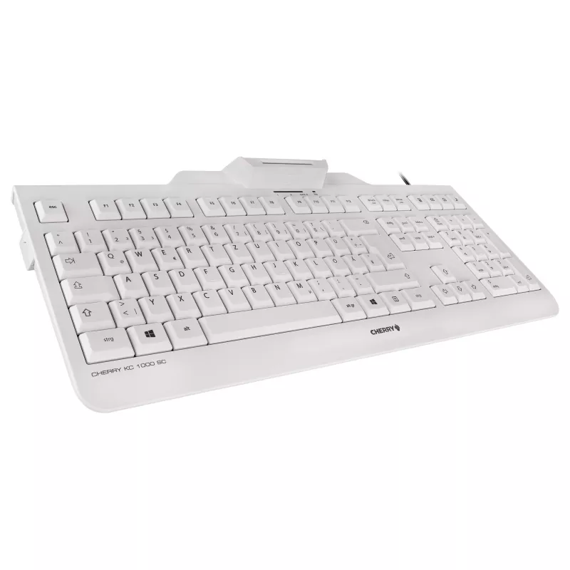 Cherry KC 1000 SC tastiera USB con filo con lettore smartcard – layout US/internazionale, nero