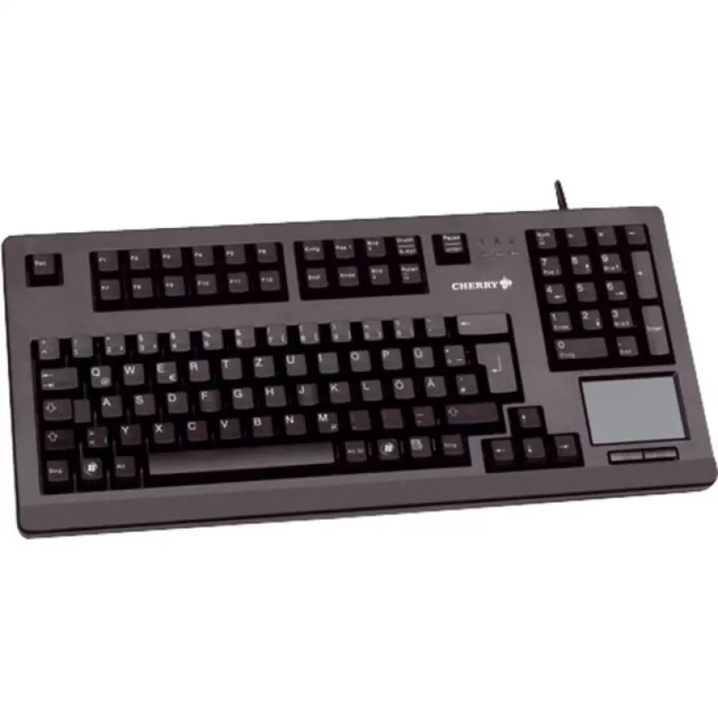 CHERRY MX11900 TouchBoard tastiera meccanica compatta con trackball, USB, US QWERTY, nera