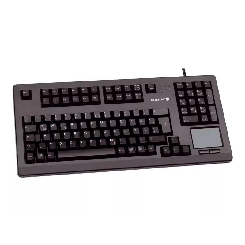 CHERRY MX11900 TouchBoard tastiera meccanica compatta con trackball, USB, US QWERTY, nera