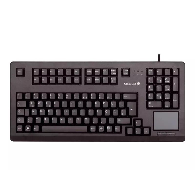 CHERRY MX11900 TouchBoard tastiera meccanica compatta con trackball, USB, US QWERTY, nera