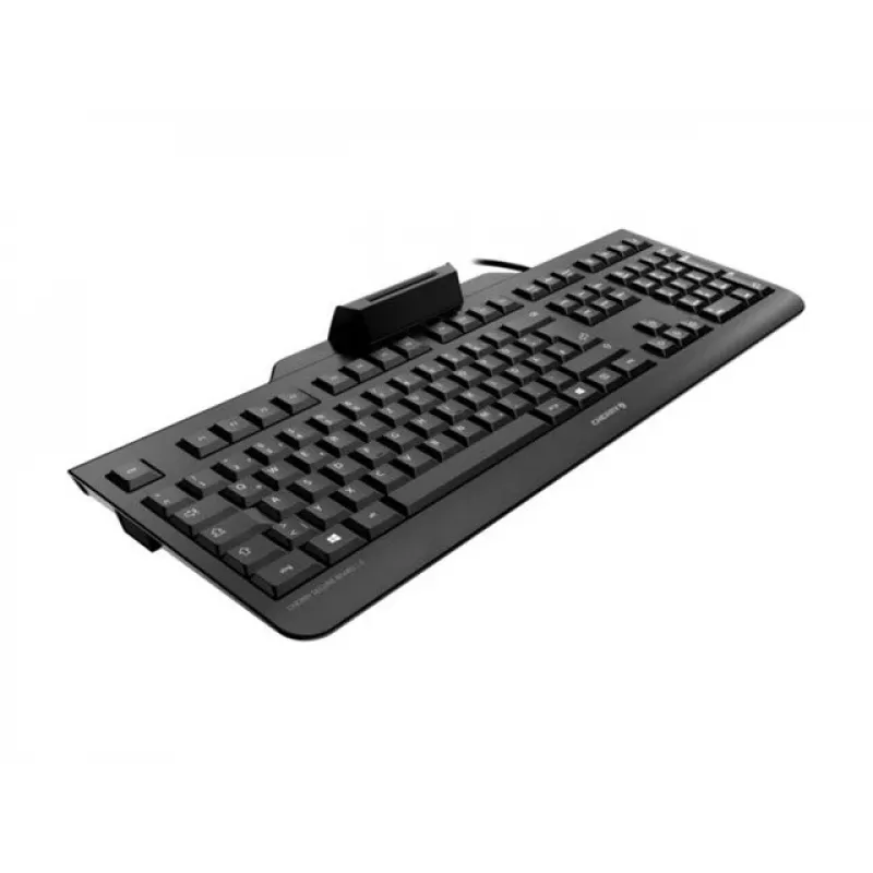 Cherry SECURE BOARD 1.0 tastiera con filo con lettore NFC, layout UK, nero