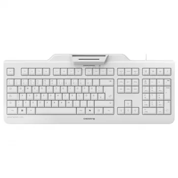CHERRY Smart Board 1150 KB tastiera meccanica cablata RSFlat con MSR, USB, formato completo, bianco (QWERTZ)