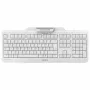 CHERRY Smart Board 1150 KB tastiera meccanica cablata RSFlat con MSR, USB, formato completo, bianco (QWERTZ)