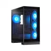 Chieftec Vista Max GX-30B-OP case Mid Tower ATX con 4 ventole ARGB e vetro temperato, nero