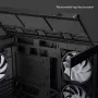 Chieftec Vista Max GX-30B-OP case Mid Tower ATX con 4 ventole ARGB e vetro temperato, nero