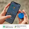 Chipolo POP – Tracker Bluetooth con batteria sostituibile per iOS & Android, confezione da 4 - nero, bianco, rosso, blu