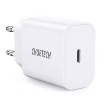 CHOETECH alimentatore USB Type-C PD 20W bianco