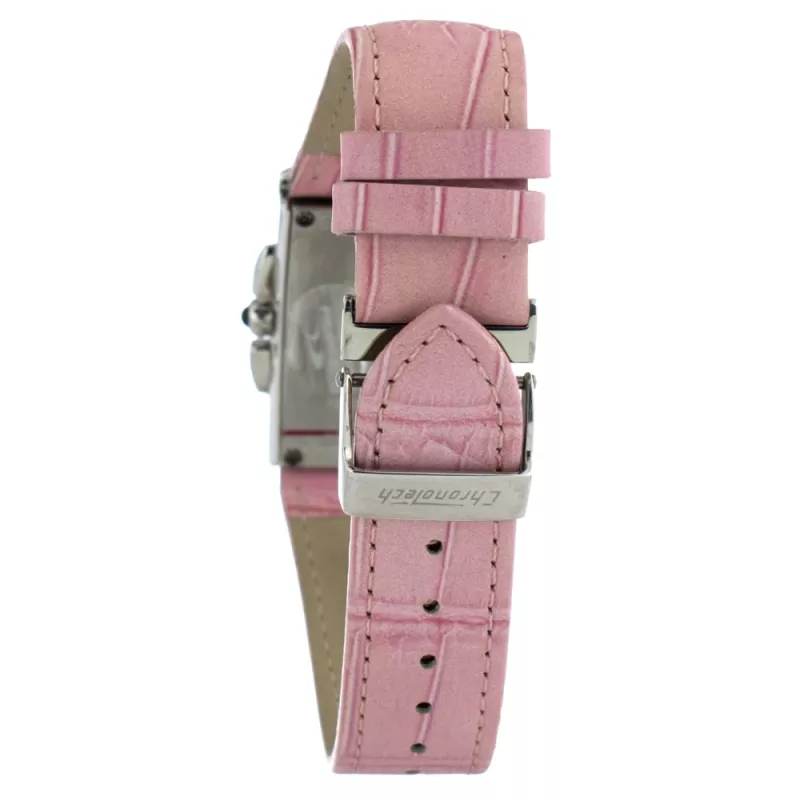CHRONOTECH CT7018B-02S Orologio da donna analogico al quarzo 30mm cinturino in pelle bianco
