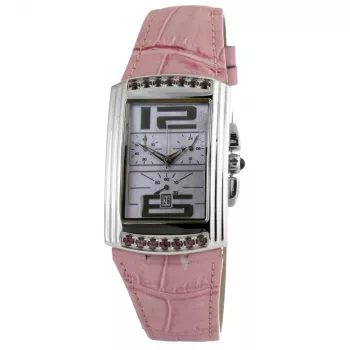 CHRONOTECH CT7018B-02S Orologio da donna analogico al quarzo 30mm cinturino in pelle bianco