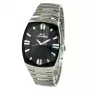 CHRONOTECH CT7065M-02M Orologio da uomo analogico al quarzo 36mm acciaio inox quadrante nero cinturino argento