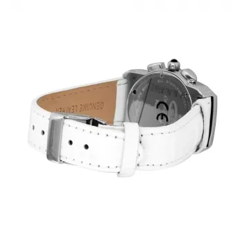 CHRONOTECH CT7280M-06 Orologio da uomo al quarzo analogico 38mm acciaio inox quadrante nero cinturino in pelle