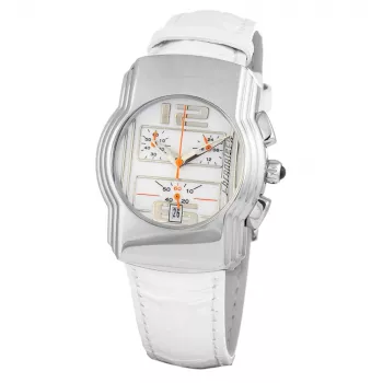 CHRONOTECH CT7280M-06 Orologio da uomo al quarzo analogico 38mm acciaio inox quadrante nero cinturino in pelle