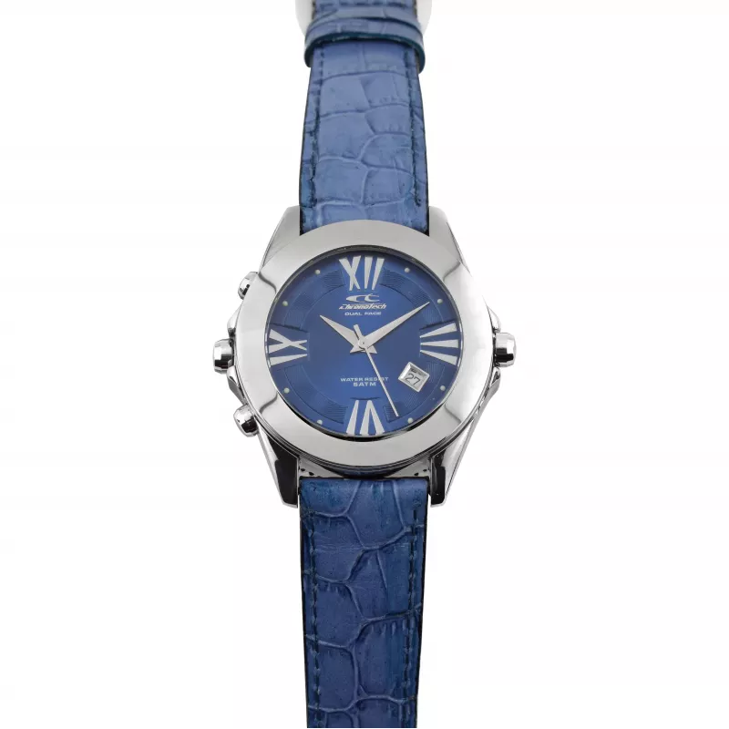 CHRONOTECH CT7686-12SS orologio da polso uomo acciaio inox analogico al quarzo 40mm argento