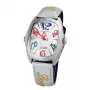 CHRONOTECH CT7696L-12 Prisma Orologio unisex al quarzo 34 mm quadrante bianco cinturino in pelle bianco