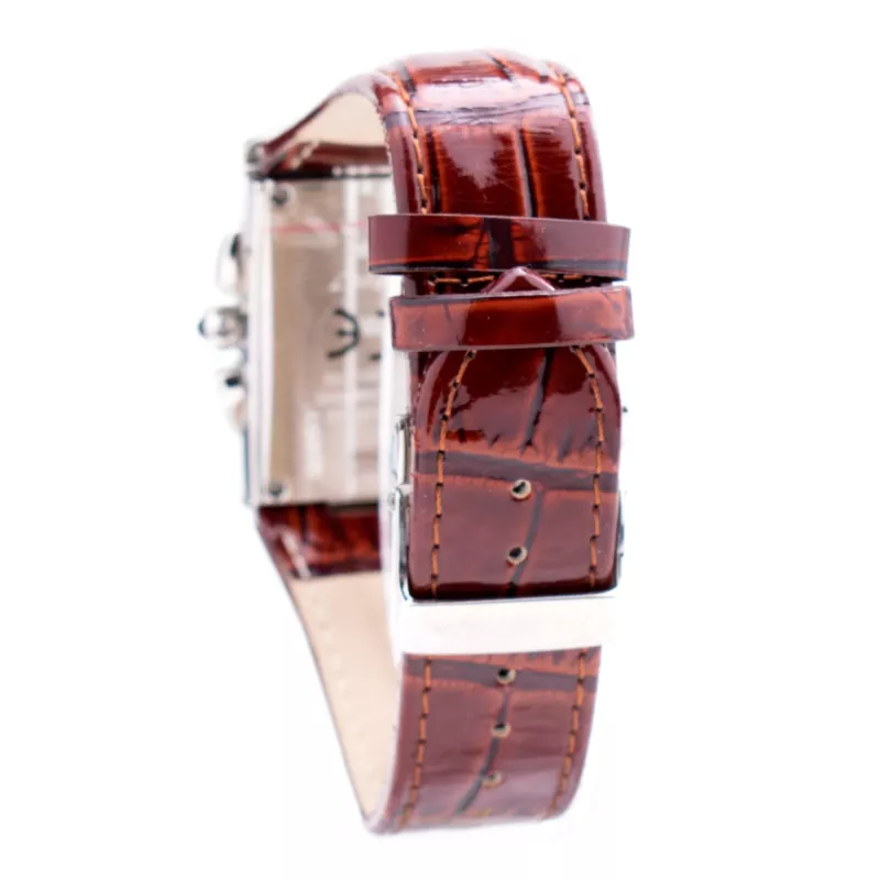 CHRONOTECH MAN CT7018M-03MT orologio analogico al quarzo 33mm quadrante nero cinturino in pelle