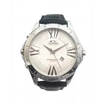 CHRONOTECH uomo CT7636M-01 48mm acciaio inox orologio cronografo al quarzo