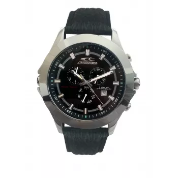 CHRONOTECH uomo CT7636M-01 48mm acciaio inox orologio cronografo al quarzo