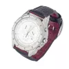 CHRONOTECH MAN CT7636M-02 Orologio cronografo al quarzo 50mm quadrante nero cinturino in pelle