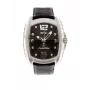 CHRONOTECH uomo RW0007 orologio analogico al quarzo 40mm acciaio inox quadrante nero cinturino in pelle
