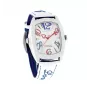 CHRONOTECH Orologio unisex CT7696M-13 (40mm) - analogico al quarzo, acciaio inox, quadrante nero, cinturino in pelle