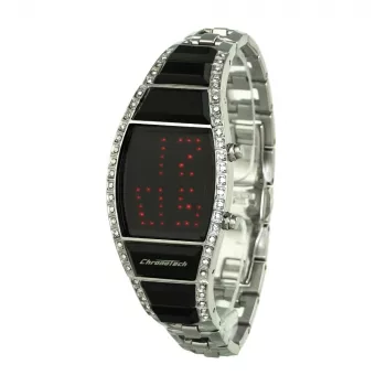CHRONOTECH orologio da donna CT7122LS-03M quarzo analogico 28mm argento acciaio inox