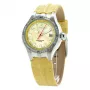 CHRONOTECH donna CT7980L-05S 37mm orologio analogico al quarzo quadrante bianco cinturino in pelle bianco