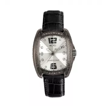 CHRONOTECH Woman RW0001 orologio al quarzo analogico 30 mm cinturino in pelle bianco