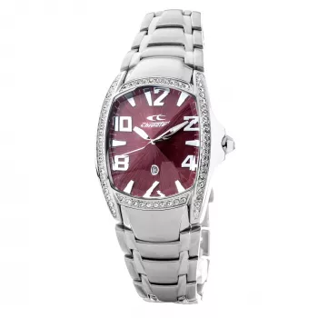 CHRONOTECH Orologio donna al quarzo analogico CT7988LS-64M 31mm argento acciaio inox