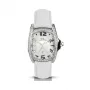 CHRONOTECH Orologio al quarzo analogico donna CT7988LS09 30mm quadrante bianco cinturino in pelle bianco