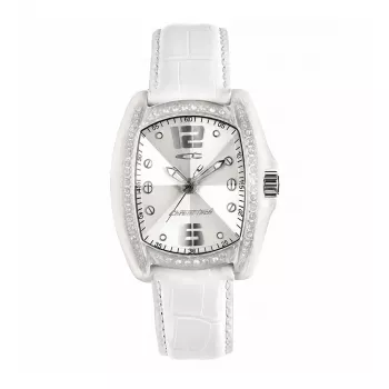 Chronotech Orologio donna RW0002 analogico al quarzo 35mm pelle bianca