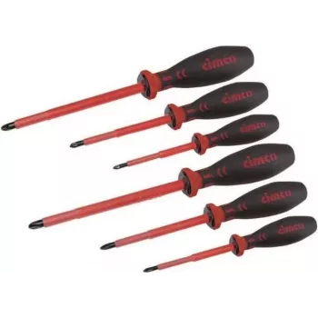 Cimco set di cacciaviti 2K-VDE a croce e Pozidriv PH+PZ 11 7745 (117745)