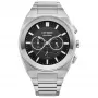 CITIZEN Eco-Drive cronografo orologio uomo CA4580-50E 43mm acciaio inox quadrante nero